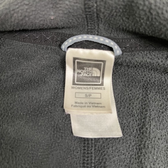 The North Face TKA 100 Full Zip Hooded Fleece Black Jacket Women's Small - Picture 3 of 10